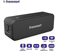 Портативная Bluetooth Колонка Tronsmart T2 Plus 5.0 NFC IPX7