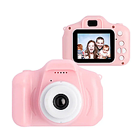 Дитячий міні фотоапарат GM14 Kids Camera c дисплеєм 2" для дітей розовий