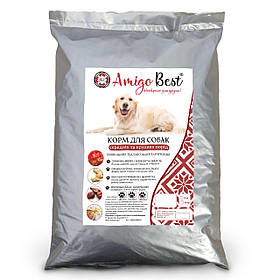 Сухий собачий корм Amigo Best для середніх і великих порід (5 кг)