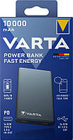 Аккумулятор портативный литий-ионный Power Bank Varta Fast Energy 10000mAh Gray