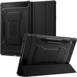 Чохол Spigen Rugged Armor Pro Black для Galaxy Tab S10 Ultra | S9 Ultra | S8 Ultra ACS06538