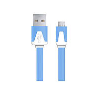 Кабель esperanza micro usb 2.0 a-b m/m 1.0 m плоский красный EB183B