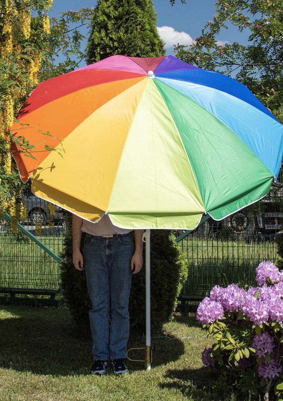 Зонт садовый Jumi Garden 220 см цветной GS, код: 8027174 - фото 3 - id-p1973586687
