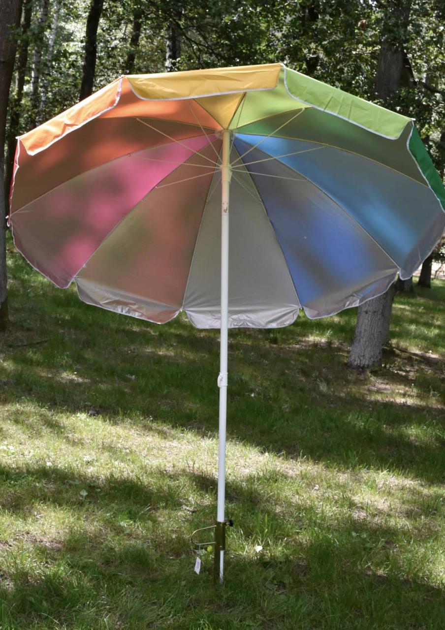Зонт садовый Jumi Garden 220 см цветной GS, код: 8027174 - фото 9 - id-p1973586687