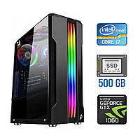 Ігровий ПК Tower / Intel Core i7-2600 (4 (8) ядра по 3.4 - 3.8 GHz) / 8 GB DDR3 / 500 GB SSD NEW / nVidia