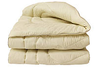 Одеяло искусственный лебяжий пух 175х215 см теплое гипоаллергенное бежевое,одеяло зимнее