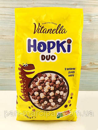 Злакові шоколадні кульки Vitanella Hopki Duo 250 г Польща