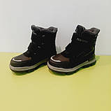 Дитячі зимові черевики на хлопчика, зимові термоботинки для хлопчика, теплі зимові термоботинки для хлопчиків, фото 7