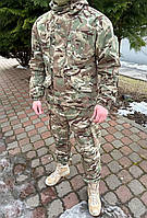Военная форма горка Мультикам Multicam тактический костюм с флисовой подкладкой осень