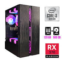 Ігровий ПК 2E Gaming Runa Tower NEW / Intel Core i3-10100F (4 (8) ядра по 3.6 - 4.3 GHz) NEW / 8 GB DDR4 NEW / 120 GB SSD NEW +