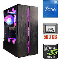 Ігровий ПК 2E Gaming Runa Tower / Intel Core i5-11400F (6 (12) ядер по 2.6 - 4.4 GHz) / 16 GB DDR4 / 500 GB