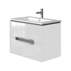 Тумба навісна Ювента PRATO PR-75 з умивальником "Atria-75"