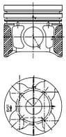 Поршень FORD/PSA 75.5 HDDA/HDDB/HHDA/HHDB/9HX/9HY/9HZ/DV6ATED4/DV6TED4 40179610