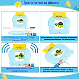 Інтерактивний дитячий планшет Монтессорі для вивчення английської мови 510 слів 255 карток Розовий, фото 5