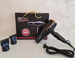 💙Професійний фен для волосся Gemei GM-1780 з насадками