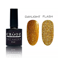 Crooz Crystal Gel Polish No01 — світловідбивний гель-лак, золото, 8 мл