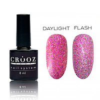 Crooz Crystal Gel Polish №07 - светоотражающий гель-лак, розовый, 8 мл
