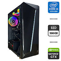 Ігровий ПК 1stPlayer Black with window Tower / Intel Core i5-10400F (6 (12) ядер по 2.9 - 4.3 GHz) / 16 GB