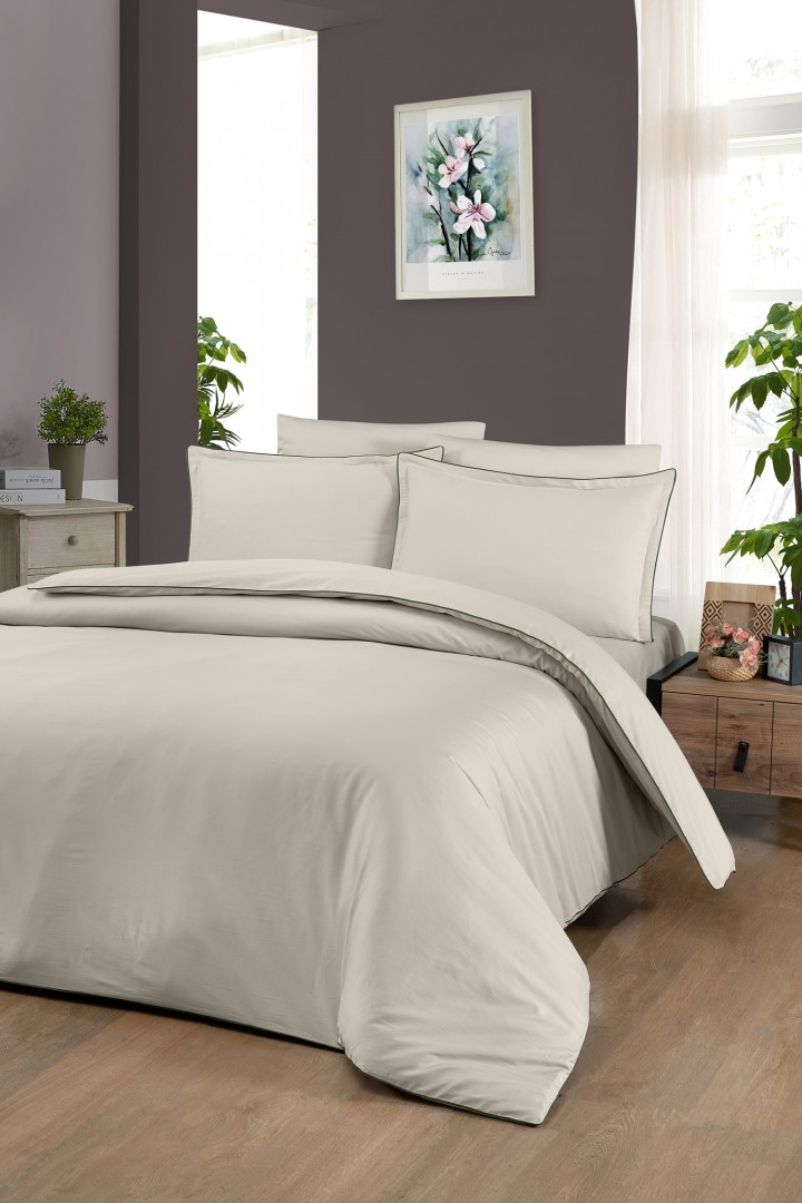 Постільна білизна La Romano Premium Satin 160×220 см сімейна  Lucca Wind, фото 1