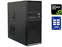 Ігровий ПК Gigabyte GA Tower / Intel Core i3-7100 (2 (4) ядра по 3.9 GHz) / 8 GB DDR4 / 256 GB SSD / nVidia