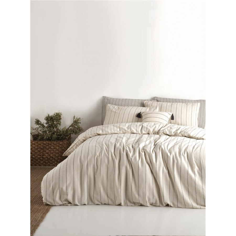 Постільна білизна Limasso Stonewashed Ranforse 200 х 220 см Tommy Light, фото 1