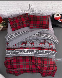 Комплект постільної білизни First Choice Flanel 160×220 см Happinies Red