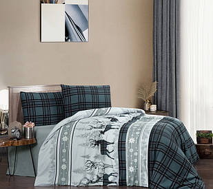 Комплект постільної білизни First Choice Flanel 160×220 см Happinies Green