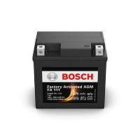 Акумуляторна батарея 4A МОТО АКБ BOSCH FACTORY ACTIVATED AGM ПРАВ [+] 12V 4AH 70A 113*70*105 0 986 FA1 110