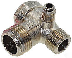 Зворотний клапан JB компресора 1/2*3/8*М10 хром (якість)