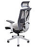 КРІСЛО КОМП'ЮТЕРНЕ З ПІДГОЛІВНИКОМ ENRANDNEPR ERGO CHAIR 2 MESH WHITE Бежеве, фото 5
