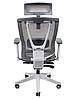 КРІСЛО КОМП'ЮТЕРНЕ З ПІДГОЛІВНИКОМ ENRANDNEPR ERGO CHAIR 2 MESH WHITE Бежеве, фото 6