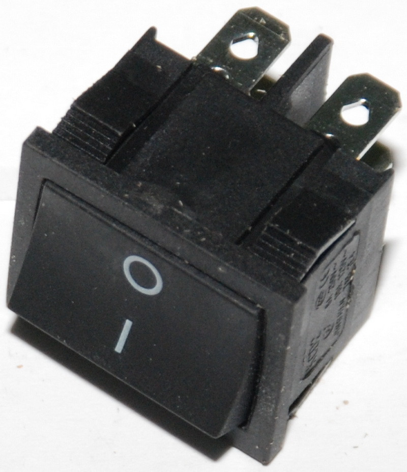 Тумблер 2 положення 4 контакти 21*24 mm 6A