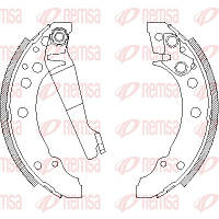 Колодки гальмівні барабанні ЗАДН SEAT IBIZA, CORDOBA, TOLEDO 93-, VW GOLF 85-97, PASSAT 80-88 4045.00