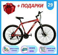 Горный Велосипед Unicorn 29 ДЮЙМОВ Rock, Хроммолибден Спортивный двухколесный велосипед Unicorn Rock Красный