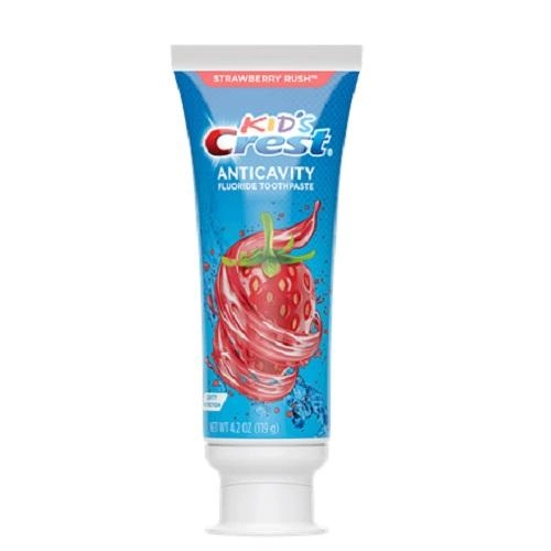 Дитяча зубна паста Crest kid's Anticavity Cavity Protection Fluoride Toothpaste Strawberry Rush 119гр
