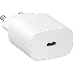 Мережевий зарядний пристрій для телефона Samsung EP-TA800XWEGRU White (Type C 1хUSB 3A 25W PD Wall Charger )