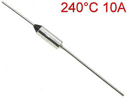 Термозапобіжник 240°C 10А250V RY01