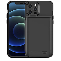 Чехол аккумулятор на iPhone 12 Pro (4800mAh - черный), Чехол батарея на айфон 12 Про (черный)