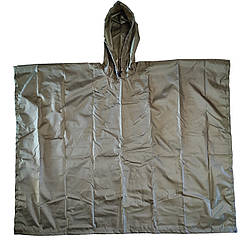 Пончо військове дощовик Таслан 0500-2, оливкове / плащ намет / пончо з великим капюшоном
