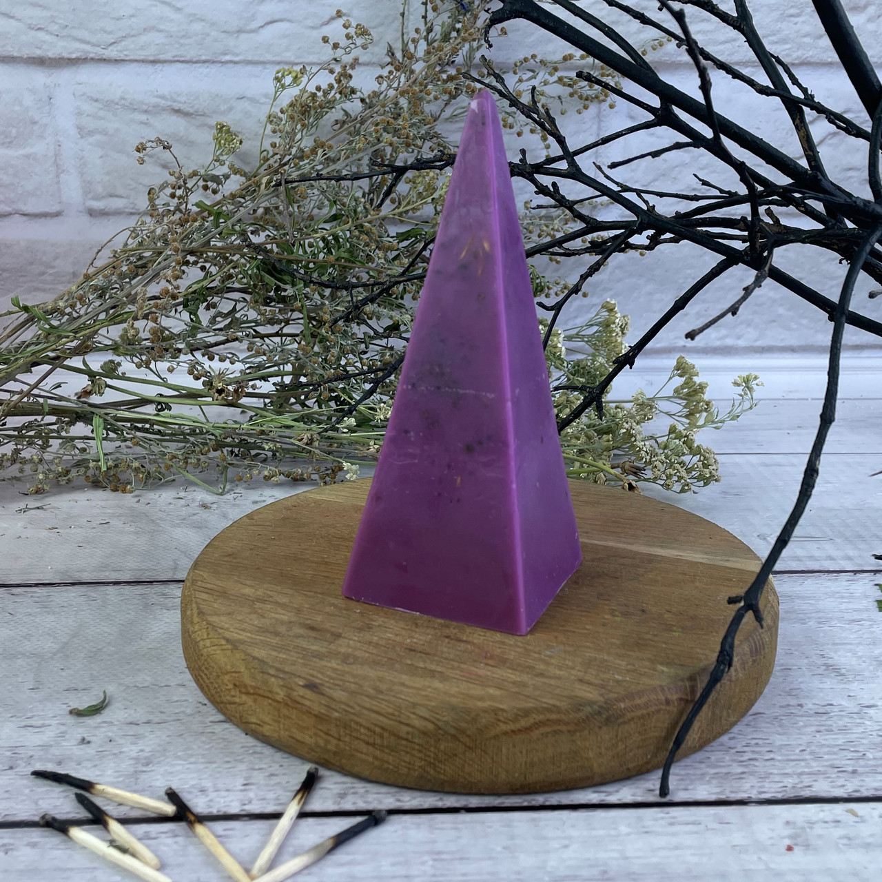 Воскова безгнотова свічка - Магічний захист, фото 1