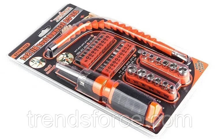Набір інструментів 43 предмети Screwdriver Bit Set 207118