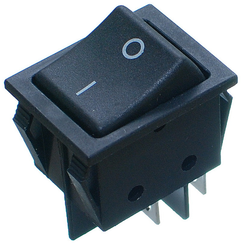 Тумблер 2 положення 4 контакти 25*32 mm 16A