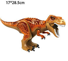 Динозавр Тиранозавр Рекс 29 см. Тирекс у коробці. Конструктор. Jurassic World