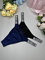 Набор 2 шт Трусики женские бразианы набор 2 шт Victoria s Secret Brazilian Стразы Виктория Сикрет