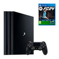 Набір Консоль Sony PlayStation 4 Pro CUH-70-71xx 1TB Black Б/У + Гра EA Sports FC 24 Російська Озвучка Новий