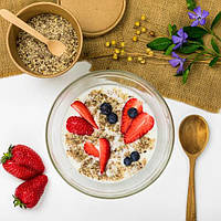 Каша лляна з кунжутом