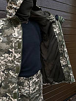 Тактичний військовий костюм гірка піксель дефенсу (48-62р), водовідштовхувальний костюм ЗСУ демісезонний камуфляж, фото 3