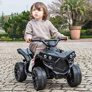 Дитячий електроквадроцикл на акумуляторі Bambi Racer M 5054 для дітей 2-5 років чорний