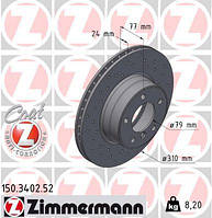 Диск гальмівний ПЕРЕДН SPORT Z BMW SERIE 5 (E60) 520I-525D, SERIE 5 TOURING (E60) 520I-525D D=309. 150.3402.52