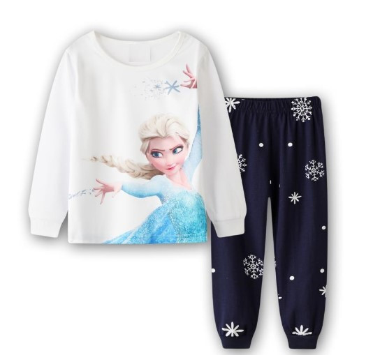 Дитяча піжама з Ельзою Frozen крижане серце для дівчинки р. 100,110,120,130